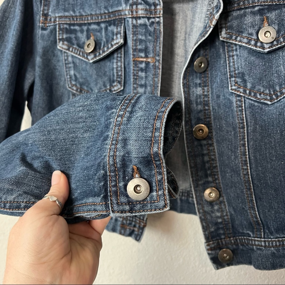 Mossimo Cropped Jean Jacket - image 7